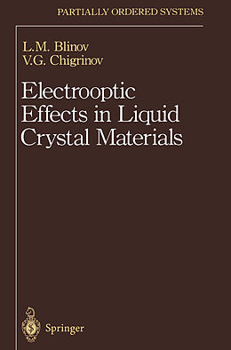 Couverture cartonnée Electrooptic Effects in Liquid Crystal Materials de V. G. Chigrinov, L. M. Blinov