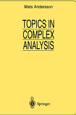 Kartonierter Einband Topics in Complex Analysis von Mats Andersson