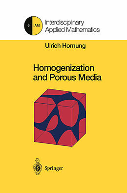 Fester Einband Homogenization and Porous Media von 