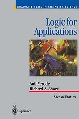 Fester Einband Logic for Applications von Anil Nerode, Richard A. Shore