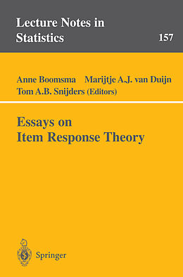 Kartonierter Einband Essays on Item Response Theory von 