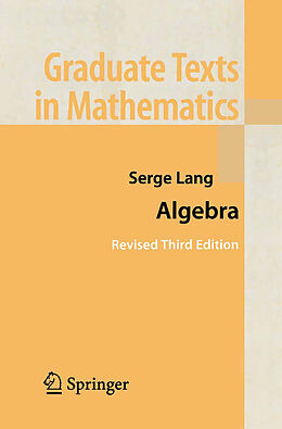 Fester Einband Algebra von Serge Lang