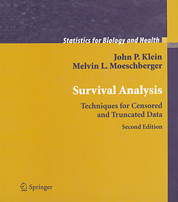 Livre Relié Survival Analysis de Melvin L. Moeschberger, John P. Klein