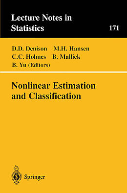 Kartonierter Einband Nonlinear Estimation and Classification von 