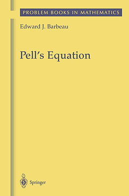 Livre Relié Pell's Equation de Edward J. Barbeau