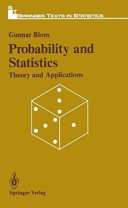 Fester Einband Probabitily and Statistics von Gunnar Blom
