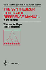 Couverture cartonnée The Synthesizer Generator Reference Manual de Tim Teitelbaum, Thomas W. Reps