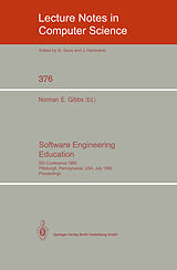 Couverture cartonnée Software Engineering Education de 