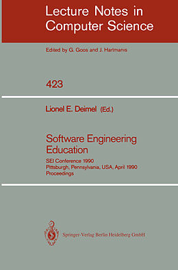 Couverture cartonnée Software Engineering Education de 