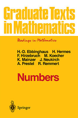 Couverture cartonnée Numbers de Heinz-Dieter Ebbinghaus, Friedrich Hirzebruch, Alexander Prestel