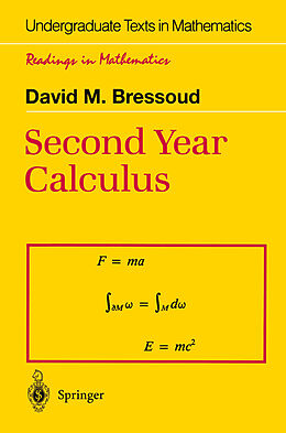 Kartonierter Einband Second Year Calculus von David M. Bressoud