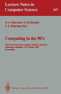 Couverture cartonnée Computing in the 90's de 