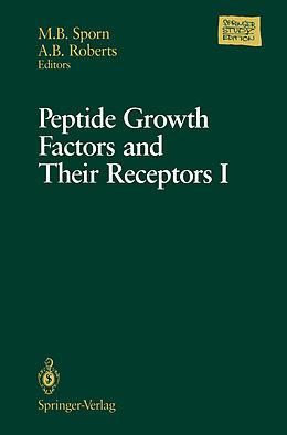 Couverture cartonnée Peptide Growth Factors and Their Receptors I de 