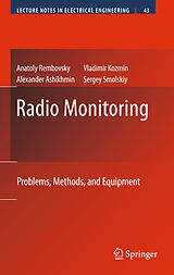 Livre Relié Radio Monitoring de Anatoly Rembovsky, Alexander Ashikhmin, Vladimir Kozmin