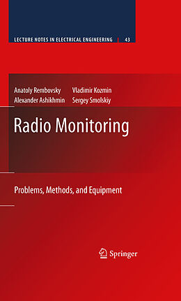 eBook (pdf) Radio Monitoring de Anatoly Rembovsky, Alexander Ashikhmin, Vladimir Kozmin