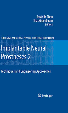 Livre Relié Implantable Neural Prostheses 2 de 