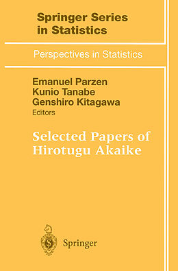 Couverture cartonnée Selected Papers of Hirotugu Akaike de 