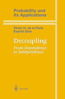 Fester Einband Decoupling von Evarist Giné, Victor de la Peña