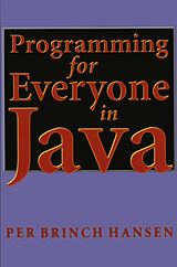 Couverture cartonnée Programming for Everyone in Java de Per B. Hansen