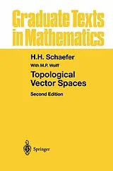 Fester Einband Topological Vector Spaces von H. H. Schaefer