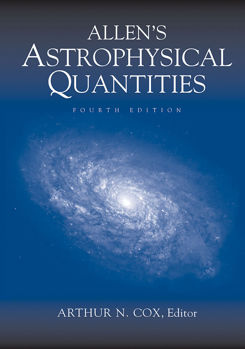 Allen s Astrophysical Quantities