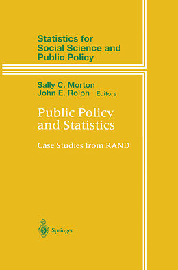 Fester Einband Public Policy and Statistics von 