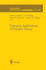 Fester Einband Emerging Applications of Number Theory von 