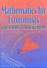 Couverture cartonnée Mathematics for Economists de Carl P. Simon, Lawrence Blume