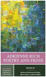 Kartonierter Einband Adrienne Rich: Poetry and Prose von Rich Adrienne