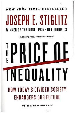 Couverture cartonnée The Price of Inequality de Joseph Stiglitz