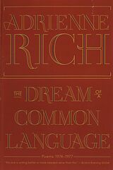 eBook (epub) The Dream of a Common Language: Poems 1974-1977 de Adrienne Rich