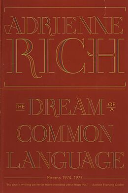 eBook (epub) The Dream of a Common Language: Poems 1974-1977 de Adrienne Rich