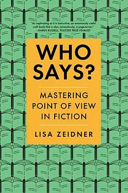 E-Book (epub) Who Says? von Lisa Zeidner