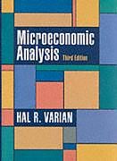 Livre Relié Microeconomic Analysis de Hal R. Varian