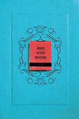 Kartonierter Einband (Kt) Burn After Writing von Sharon Jones
