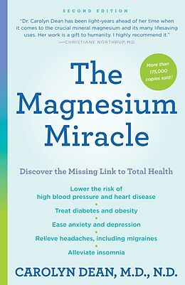 Poche format B The Magnesium Miracle de Carolyn Dean