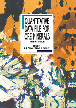 Fester Einband Quantitative Data File for Ore Minerals von C. J. Stanley, A. J. Criddle