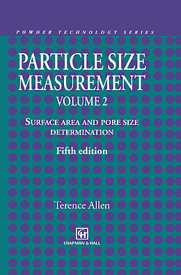 Fester Einband Particle Size Measurement von Terence Allen