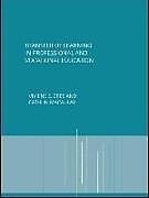 Couverture cartonnée Transfer of Learning in Professional and Vocational Education de Viviene E. Cree