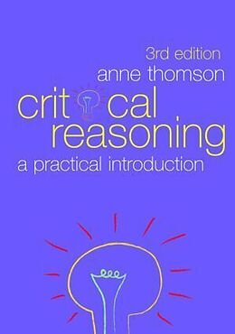 Couverture cartonnée Critical Reasoning de Anne Thomson