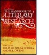 Fester Einband The Handbook to Literary Research von Delia Owens, W. R. Da Sousa Correa