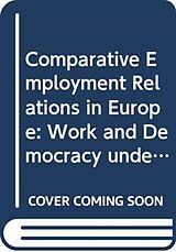 Fester Einband Comparative Employment Relations in Europe von Guglielmo Meardi