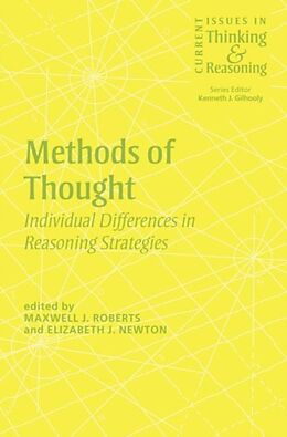 Couverture cartonnée Methods of Thought de Elizabeth Roberts, Maxwell (University of Newton