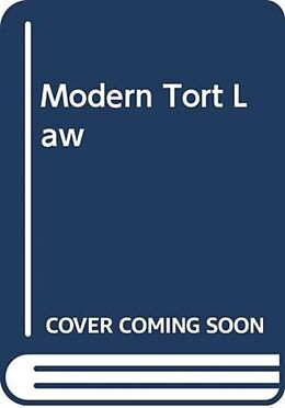 Couverture cartonnée Modern Tort Law de V.H. Harpwood, Matthew Sadler, Ruby Hammer