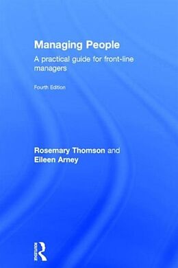 Livre Relié Managing People de Rosemary Thomson, Eileen Arney, Andrew Thomson