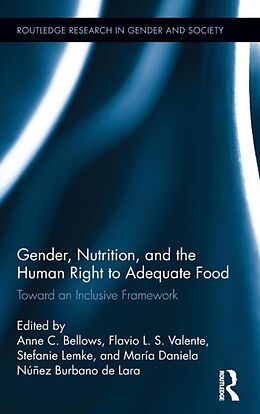 Livre Relié Gender, Nutrition, and the Human Right to Adequate Food de Anne C. Valente, Flavio L.s. (Foodfirst I Bellows