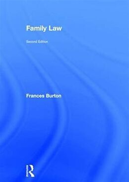 Livre Relié Family Law de Frances Burton