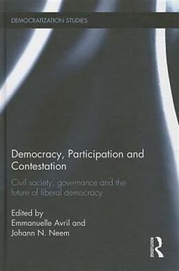 Livre Relié Democracy, Participation and Contestation de Emmanuelle Neem, Johann Avril