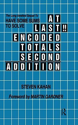 Fester Einband At Last!! Encoded Totals Second Addition von Steven Kahan