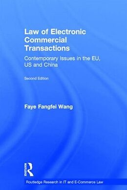 Livre Relié Law of Electronic Commercial Transactions de Faye Fangfei Wang